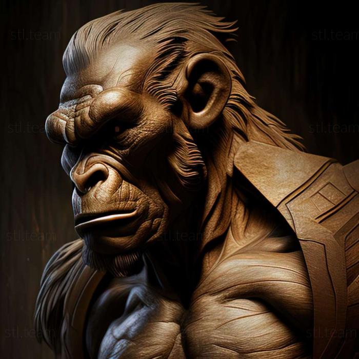 3D model ape (STL)